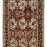 Rang-e-Gulzar – Hand Tufted Wool Rug in Red/Ivory