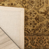 Tajgeer - Hand Tufted Wool Rug In Beige/Mushroom Brown