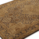 Tarazgah - Hand Tufted Wool Rug In Mud Brown/Mushrrom