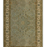 Jahan-e-Gul - Hand Tufted Wool Rug In Pastel Green/Beige