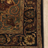 Chhaya Tarang - Hand Tufted Wool Rug In Chocolate Brown / Black