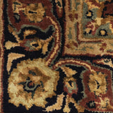 Chhaya Tarang - Hand Tufted Wool Rug In Chocolate Brown / Black