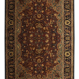 Chhaya Tarang - Hand Tufted Wool Rug In Chocolate Brown / Black