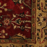 Redwood Grove - Hand Tufted Wool Rug In Maroon/Sage Green