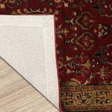 Redwood Grove - Hand Tufted Wool Rug In Maroon/Sage Green