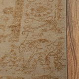 Dhoop Chaanv - Hand Knotted Wool Rug In Beige/Golden Brown