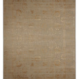 Dhoop Chaanv - Hand Knotted Wool Rug In Beige/Golden Brown