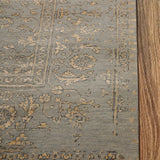 Aura - Hand Knotted Wool Rug In Grey/Cream