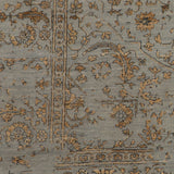 Aura - Hand Knotted Wool Rug In Grey/Cream