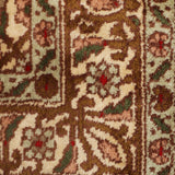 Lalish - Hand Knotted Silk Rug In Ribbon Red/Ivory