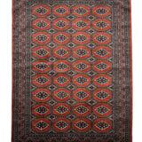 Sahargul – Hand Knotted Wool Rug in Rust/Brown