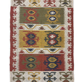 Rang Pahar – Hand Woven Jute Rug in Cream/Rust