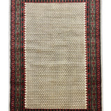 Aksaray – Hand Knotted Wool Rug in Beige/Rust