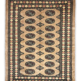 Niraaz - Hand Knotted Wool Rug in Beige/Black