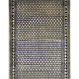 Sarab – Hand Knotted Wool Rug in Cream/Black