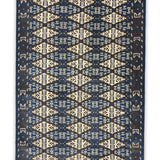 Aneesh - Hand Knotted Wool Rug in Cobalt Blue/Ivory