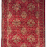 Arvanna - Hand Knotted Wool Rug in Red/Gold