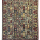Mehrbaan – Hand Knotted Wool Rug in Maroon