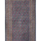Kalyan - Hand Knotted Wool Rug in Navy Blue/Brown