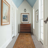 Zariya - Hand Tufted Wool Rug in  Navy Blue/Mushroom