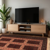 Gulzar - Hand Knotted Wool Rug In Beige/Rust