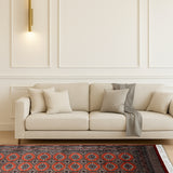 Sahargul – Hand Knotted Wool Rug in Rust/Brown