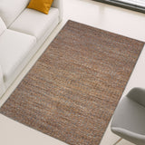 Aran Loom – Hand Woven Wool Rug in Copper Brown