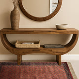 Roudbar – Hand Knotted Wool Rug in Rust/Brown