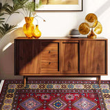 Kapadokya – Hand Knotted Wool Rug in Maroon/Brown