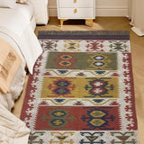 Rang Pahar – Hand Woven Jute Rug in Cream/Rust