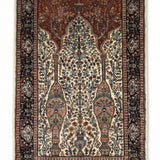 Khosrow – Hand Knotted Wool Rug in Rust/Cream