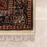 Khosrow – Hand Knotted Wool Rug in Rust/Cream