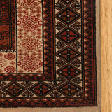 Gulzar - Hand Knotted Wool Rug In Beige/Rust