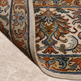 Kaviran – Hand Knotted Silk Rug in Ivory