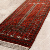 Ghazali – Hand Knotted Wool Rug in Rust/Brown