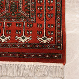 Ghazali – Hand Knotted Wool Rug in Rust/Brown