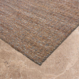 Aran Loom – Hand Woven Wool Rug in Copper Brown