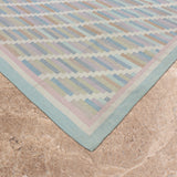 Aarohi Prism – Hand Woven Cotton Rug in Pastel Multicolor