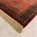 Roudbar – Hand Knotted Wool Rug in Rust/Brown