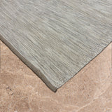 Reya Dhara – Hand Woven Wool Rug in Stone Grey/Ivory