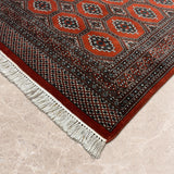 Sahargul – Hand Knotted Wool Rug in Rust/Brown