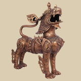 Majestic Lion – Sculpture in Brass