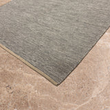 Dhruv Patina – Hand Woven Wool Rug in Charcoal Grey