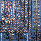 Aariz – Hand Knotted Wool Rug in Prussian Blue