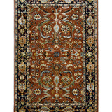Ruhfarin – Hand Tufted Wool Rug in Rust/Black
