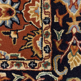 Ruhfarin – Hand Tufted Wool Rug in Rust/Black