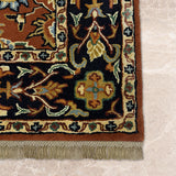 Ruhfarin – Hand Tufted Wool Rug in Rust/Black