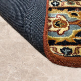 Ruhfarin – Hand Tufted Wool Rug in Rust/Black