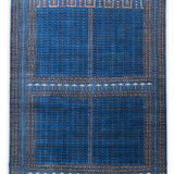 Noor – Hand Knotted Wool Rug in Oxford Blue/Black