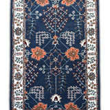 Neelvatika – Hand Tufted Wool Rug in Blue/White